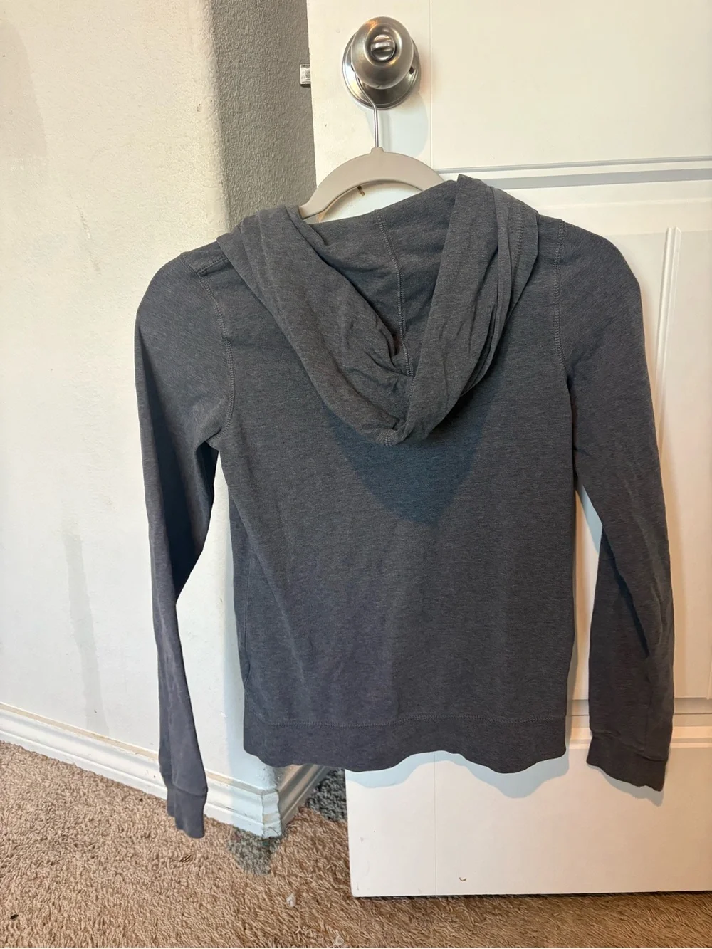Nike Women's Dark Gray Zip-Up Hoodie Jacket